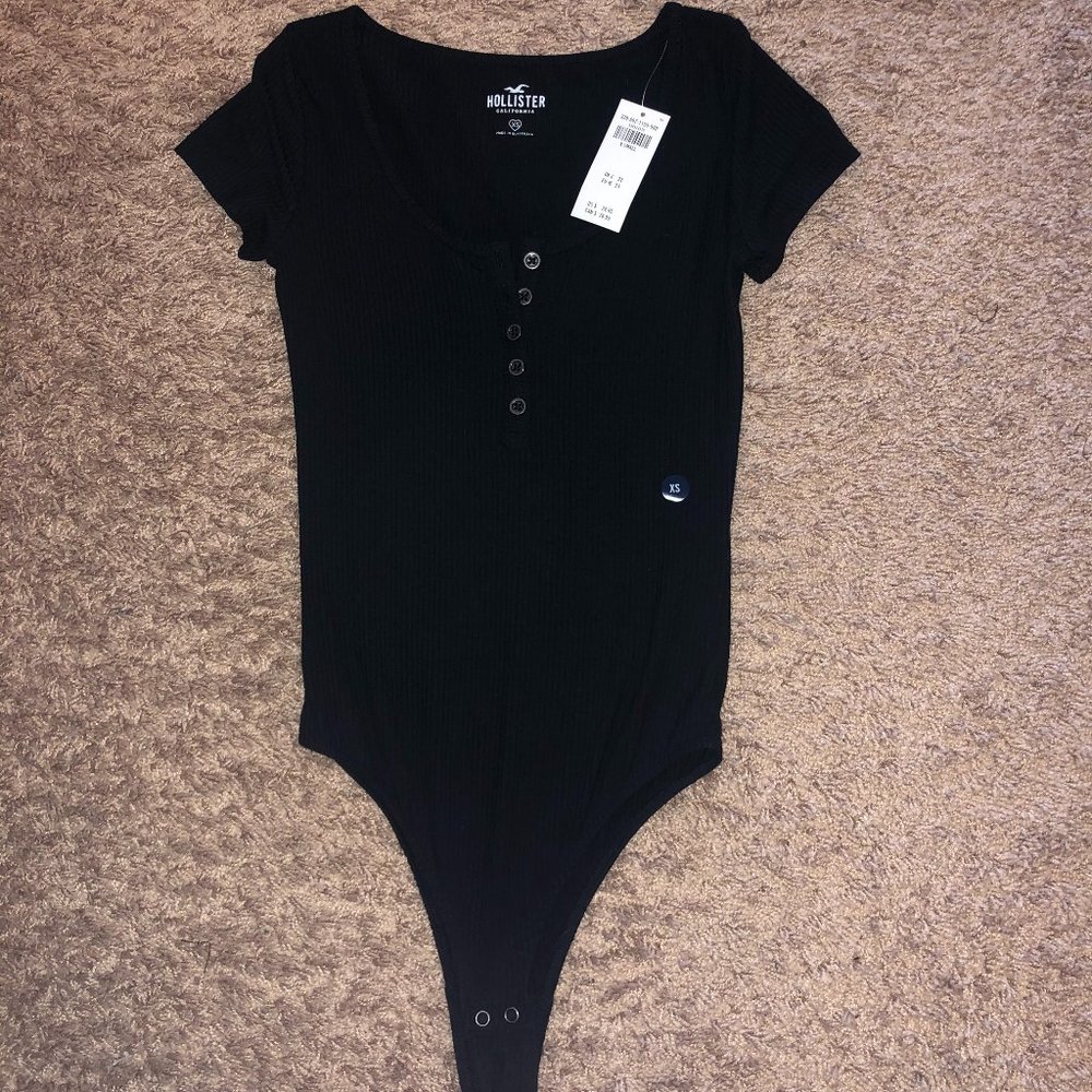 Hollister Black Body Suit NWT - Picture 1 of 3